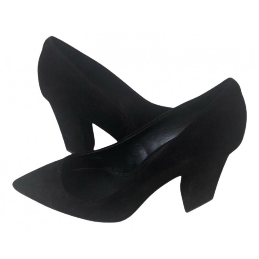 Vince Camuto’s Black Suede Pumps